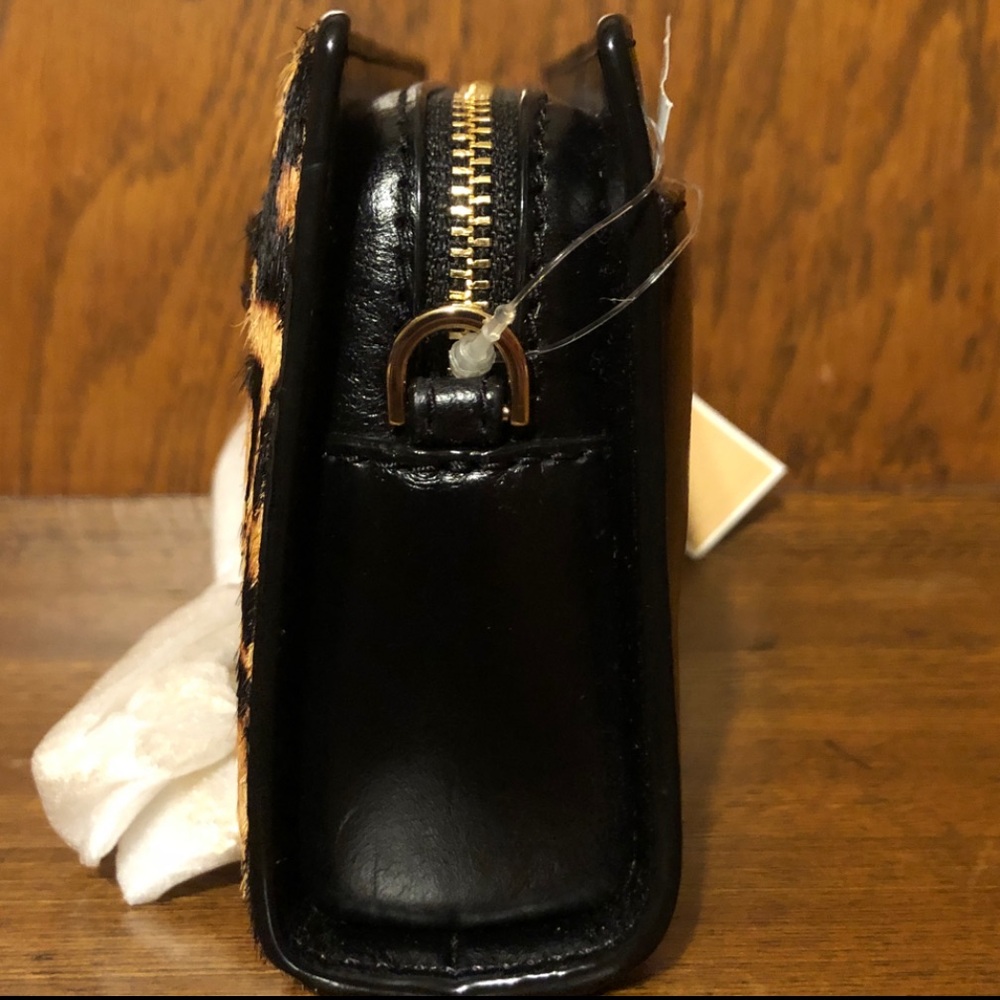 NWT-Michael Kors-Hamilton Moderne-X-Small Convertible Crossbody-Leopard-CalfHair - Picture 9 of 16